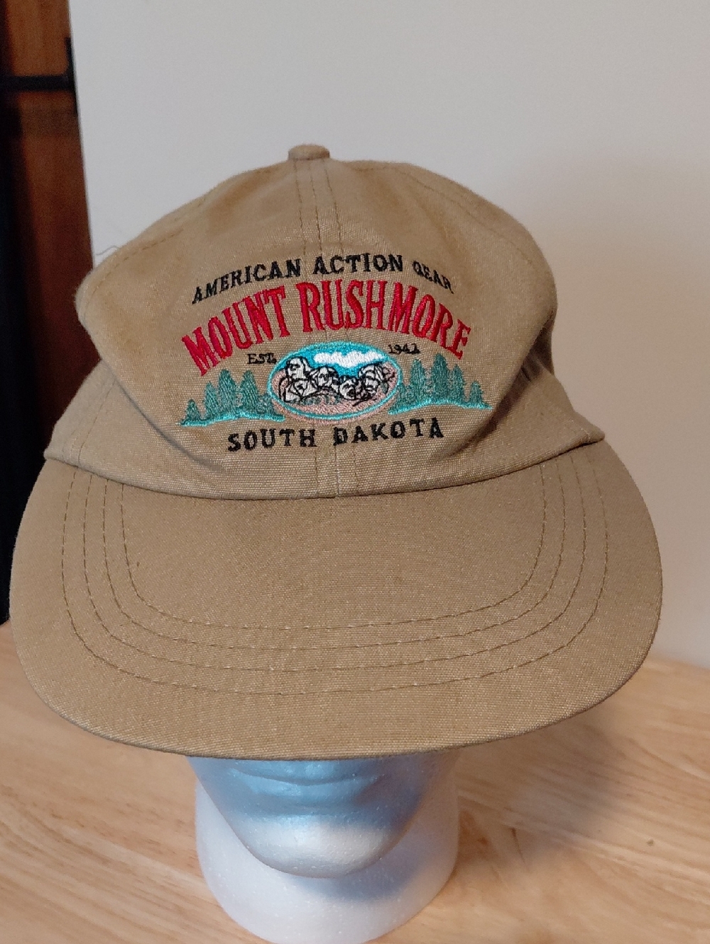 Mount Rushmore South Dakota Khaki Baseball Cap